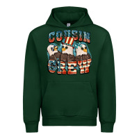 Forest Green Cousin crew Urban Hoodie - FaDigitalArtStudio