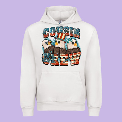 Cousin Crew Urban Hoodie Designed By Fadigitalartstudio