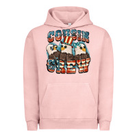 Pigment Salmon Cousin crew Urban Hoodie - FaDigitalArtStudio