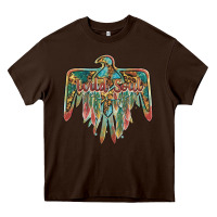 Chocolate Brown wild soul thunderbird Heavy Core Tee - BarkalooDesign