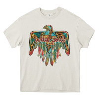 Cream wild soul thunderbird Heavy Core Tee - BarkalooDesign