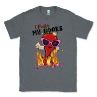Charcoal Heather i prefer my books extra spicy Classic Tee - MaliasSmallBusiness