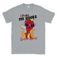 Heather Grey i prefer my books extra spicy Classic Tee - MaliasSmallBusiness