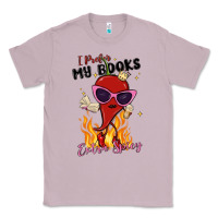 Lilac i prefer my books extra spicy Classic Tee - MaliasSmallBusiness