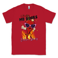 Red i prefer my books extra spicy Classic Tee - MaliasSmallBusiness