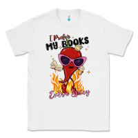 White i prefer my books extra spicy Classic Tee - MaliasSmallBusiness