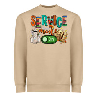 Mushroom service mode on Heavyweight Sweatshirt - NancyCooperArtShop