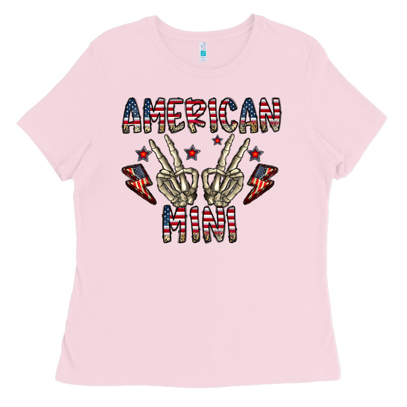 American Mini Ladies Tee by CowhideDigitalArt | Teevron