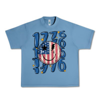 Pebble Blue 1776 Urban Heavy Tee - MaliasSmallBusiness