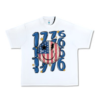 White 1776 Urban Heavy Tee - MaliasSmallBusiness