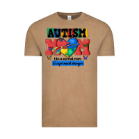 Vintage Coffee autism mom like a normal mom Vintage Tee - MaliasSmallBusiness