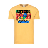Vintage Mustard autism mom like a normal mom Vintage Tee - MaliasSmallBusiness