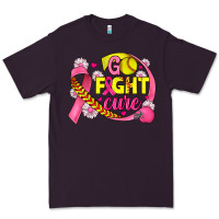 Plum breast cancer go fight cure softball Premium Tee - JahusDesignShop
