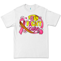 White breast cancer go fight cure softball Premium Tee - JahusDesignShop