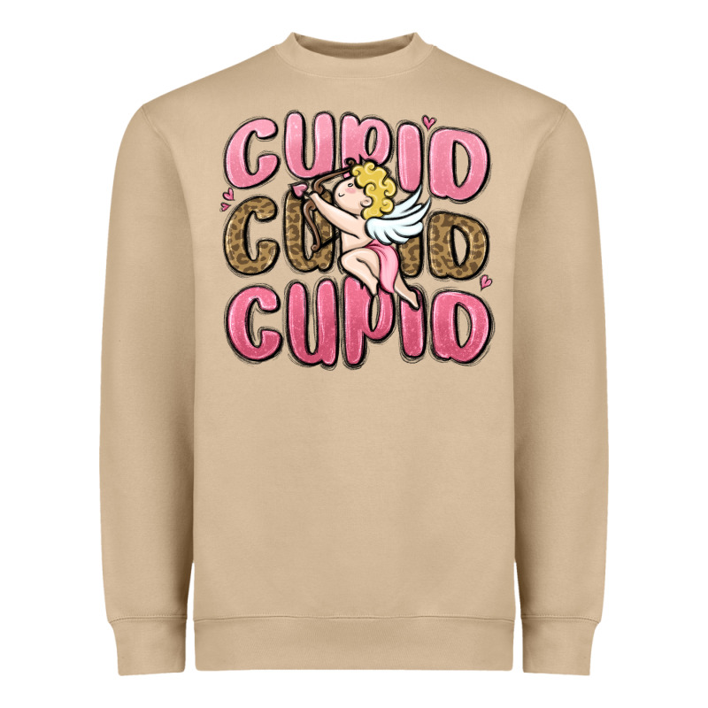 Cupid Cupid Cupid Valentine's Day Heavyweight Sweatshirt by MaliasSmallBusiness | Teevron