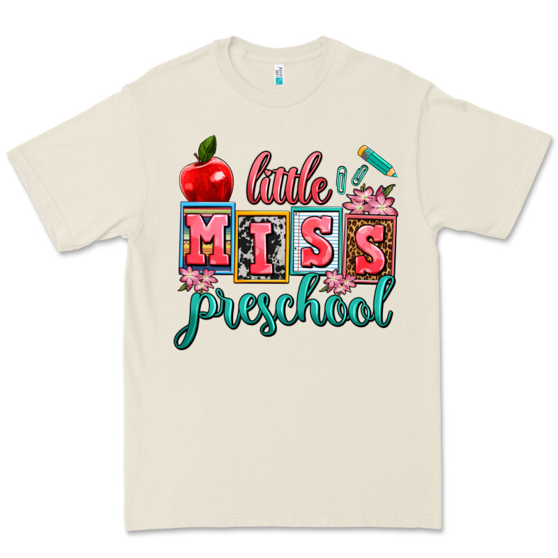 Little Miss Preschool Premium Tee by AdoDesignShop | Teevron