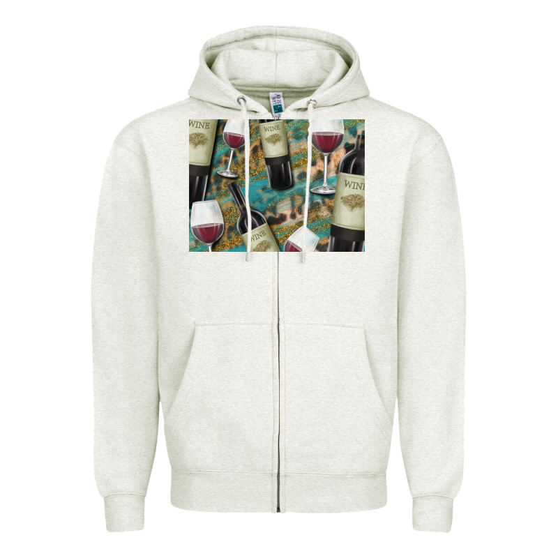 California Wine With Leopard Background Zipper Hoodie by Bettercallsaul | Teevron