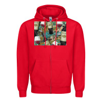 Red California Wine with Leopard Background Zipper Hoodie - Bettercallsaul
