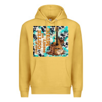 Antique Gold fueled by coffee and country music Premium Hoodie - TumblerDesignByShophia