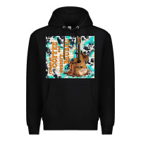 Black fueled by coffee and country music Premium Hoodie - TumblerDesignByShophia