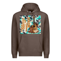 Coffee fueled by coffee and country music Premium Hoodie - TumblerDesignByShophia