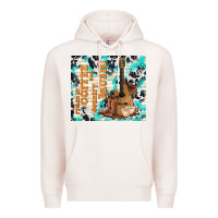 Pale Pink fueled by coffee and country music Premium Hoodie - TumblerDesignByShophia