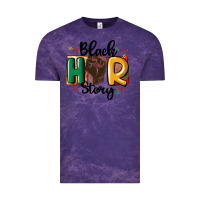 Cloud Purple black story Vintage Tee - MaliasSmallBusiness