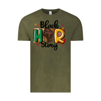 Vintage Olive black story Vintage Tee - MaliasSmallBusiness