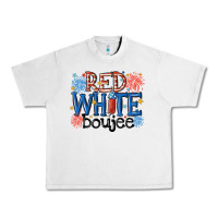 Lunar Rock red white boujee Urban Heavy Tee - MaliasSmallBusiness