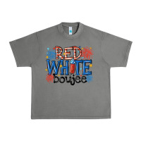 Tornado red white boujee Urban Heavy Tee - MaliasSmallBusiness