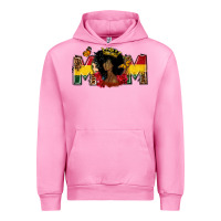 Fuchsia Pink Juneteenth mom Mother's Day Urban Hoodie - FaDigitalArtStudio
