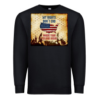 Black my rights don't end Premium Sweatshirt - TumblerDesignByShophia