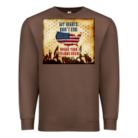 Chestnut my rights don't end Premium Sweatshirt - TumblerDesignByShophia