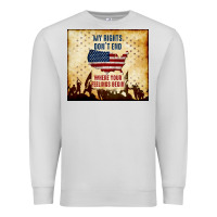 Dove Grey my rights don't end Premium Sweatshirt - TumblerDesignByShophia