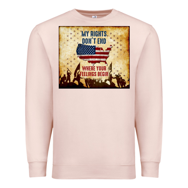 My Rights Don't End Premium Sweatshirt by TumblerDesignByShophia | Teevron