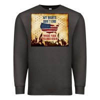 Smoke my rights don't end Premium Sweatshirt - TumblerDesignByShophia