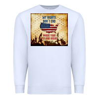 White my rights don't end Premium Sweatshirt - TumblerDesignByShophia