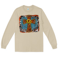 Mushroom western cross Long Sleeve Tee - JahusDesignShop