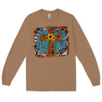 Toasted Coconut western cross Long Sleeve Tee - JahusDesignShop