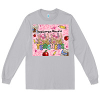 Moon Dust teachers teach them love them grow Long Sleeve Tee - MaliasSmallBusiness