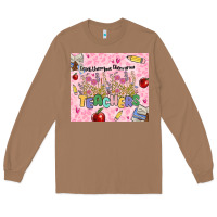 Toasted Coconut teachers teach them love them grow Long Sleeve Tee - MaliasSmallBusiness
