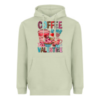Matcha Coffee is my Valentine Valentine's Day Heavyweight Hoodie - HowdyJamesFarm