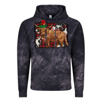 Cloud Black christmas highland cow Vintage Hoodie - BarkalooDesign