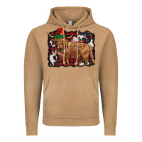 Vintage Camel christmas highland cow Vintage Hoodie - BarkalooDesign