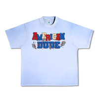 Grape Ice american dude Urban Heavy Tee - MaliasSmallBusiness