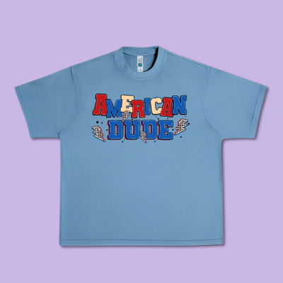 American Dude Urban Heavy Tee Designed By Maliassmallbusiness