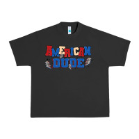Pigment Black american dude Urban Heavy Tee - MaliasSmallBusiness