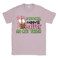 Lilac emotional support coffee do not touch Classic Tee - MaliasSmallBusiness