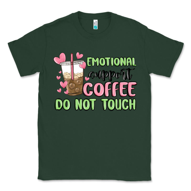 Emotional Support Coffee Do Not Touch Classic Tee by MaliasSmallBusiness | Teevron