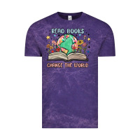 Cloud Purple book lover Vintage Tee - MaliasSmallBusiness